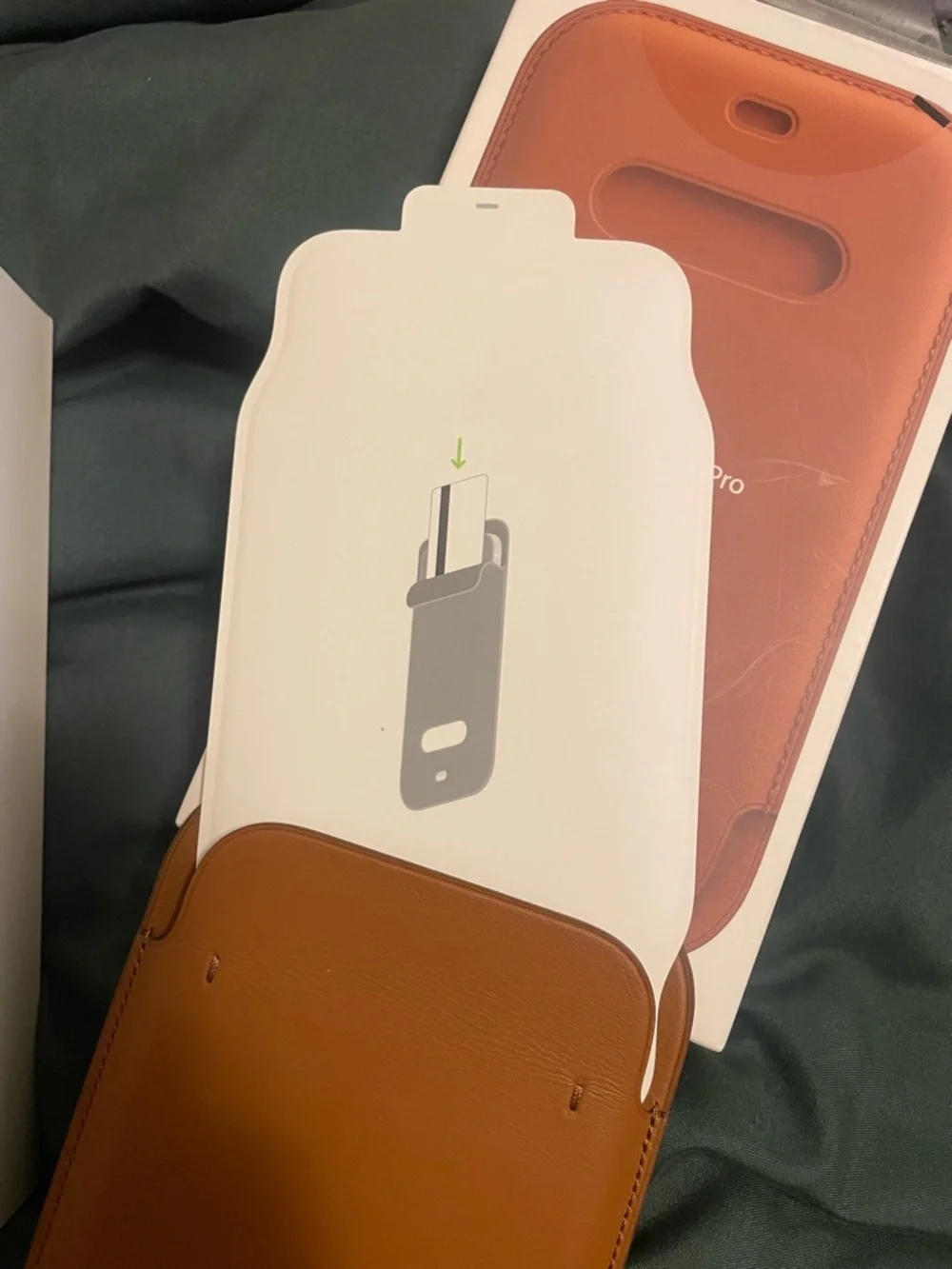 Apple iPhone 12 | 12 Pro Leather Sleeve - Brown